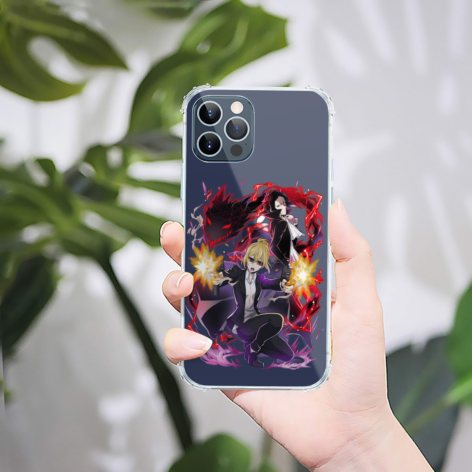 （画像用） 文豪ストレイドッグス Bungo Stray Dogs 【iPhone 12シリーズ対応】透明スマホケース（クリアソフトケース）